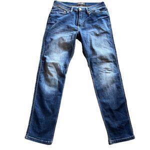 DU/ER L2X Slim Fit Performance Stretch Blue Jeans Pants Coolmax Men's 32x30